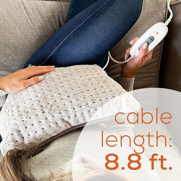 Beurer Ultra-Plush Heated Pillow UHP48N Lumbar Support Back Pain Relief New - Picture 9 of 16